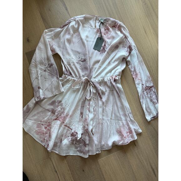 New Allsaints Cassandra Ume Petal Pink Dress Size 6 Retails $299 - Picture 6 of 8